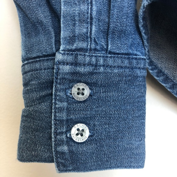 RACHEL Rachel Roy Denim Boyfriend Shirt - Picture 5 of 8